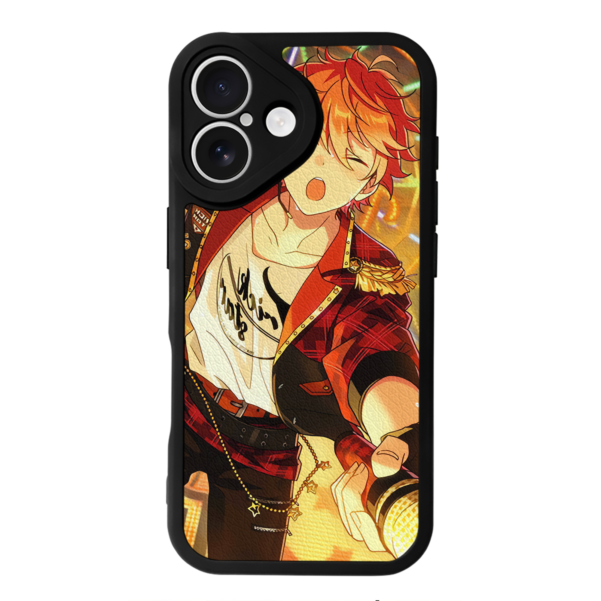 （画像用） あんさんぶるスターズ! Ensemble Stars 【iPhone 16シリーズ対応】シリコンスマホケース（レザー調） 材質：シリコン